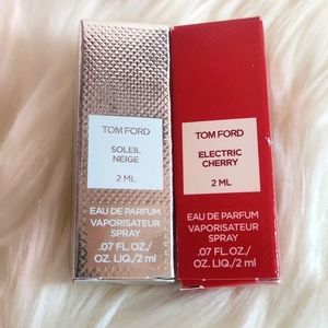Tom Ford Electric Cherry Eau du Parfum 2ml AND Tom Ford Soleil Neige EDP 2ml
